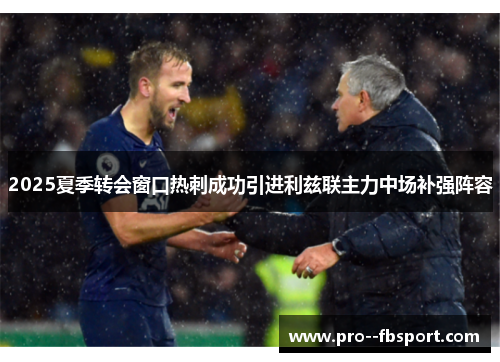 2025夏季转会窗口热刺成功引进利兹联主力中场补强阵容